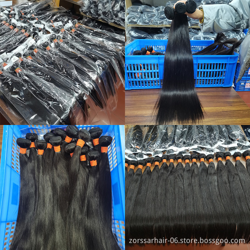 Wholesale Raw Virgin Brazilian Cuticle Aligned Hair, Double Drawn 100 Human Hair Vendor, Virgin Mink Brazilian Hair Bundles